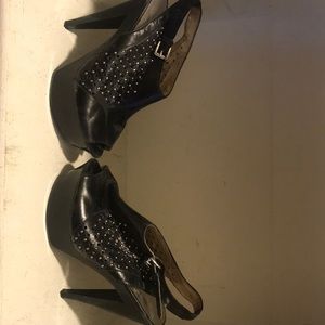 Micheal Kors studded peep toe